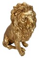 Statueta decorativa, Lion, Mauro Ferretti, 67 x 36.5 x 80 cm, polirasina, auriu