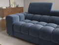 Coltar extensibil dreapta 3 locuri ELTAP, RT-40AU, Felro, 285x181x93 cm, lemn/poliester, albastru