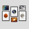 Set 6 tablouri decorative, SET_090, Lulu, 24x29 cm/34x44 cm, plastic