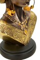 Figurina /sculptura decorativa  Nairobi, Mauro Ferretti, 15x12x28 cm, polirasina, multicolor