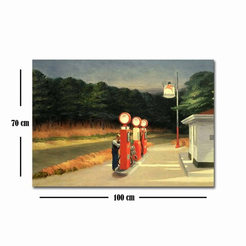 Tablou decorativ, 70100FAMOUSART-028, Canvas, 70 x 100 cm, Multicolor