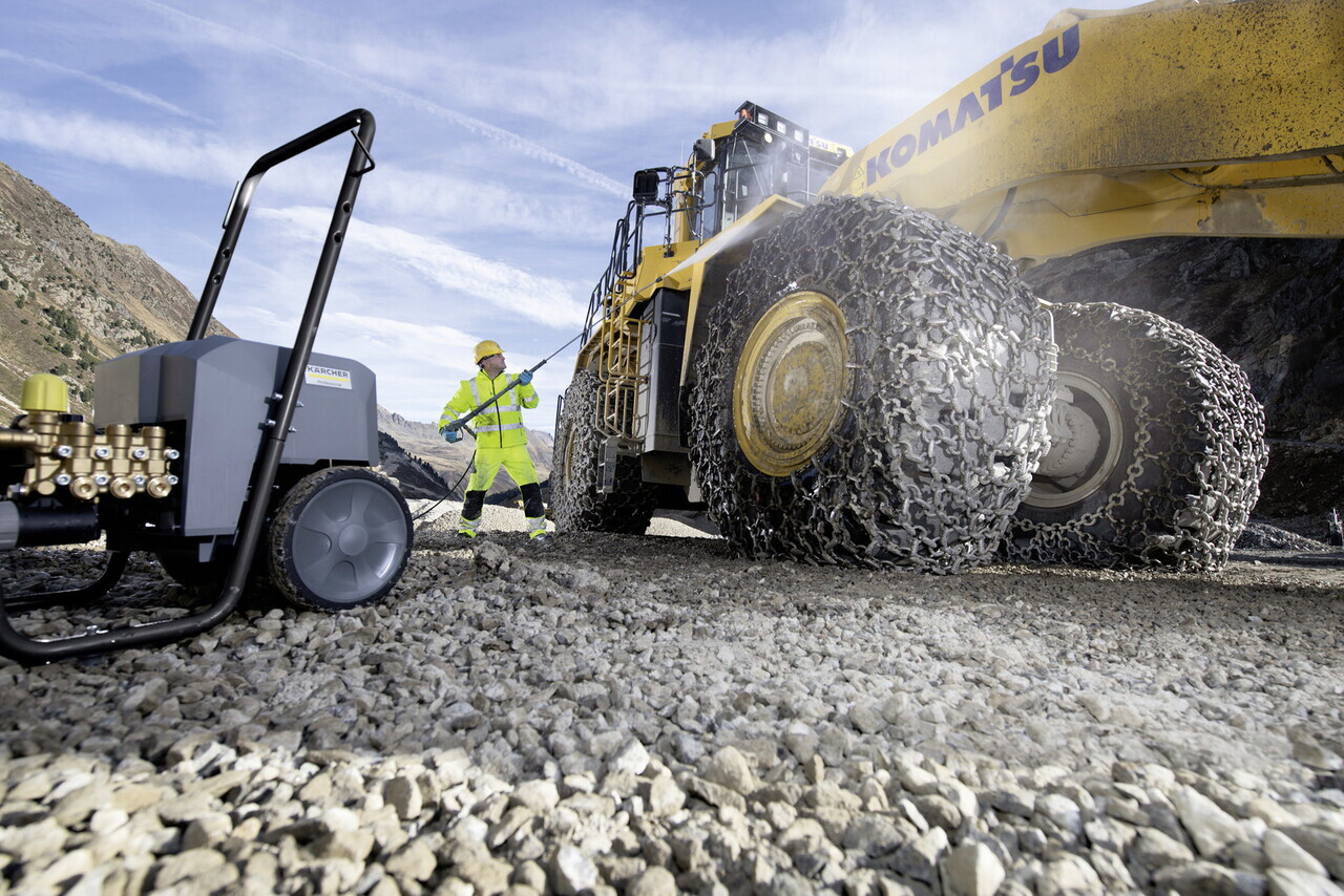 Aparat de spalat cu presiune profesional HD 10/21-4 S Classic, Karcher, gri — imaginea 3