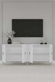 Consola, Hanah Home, Ayshe 180, 180x75x32 cm, Alb / Argintiu