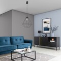 Lustra ELTAP, Brevitas, 35x90 cm, 1xE27, 15W, otel, negru