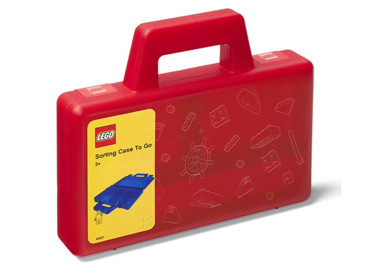 Cutie De Depozitare To Go, LEGO, 4 X 16 X 19 Cm, Polipropilena, Rosu