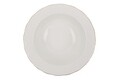 Serviciu de masa, 24 piese, Kutahya Porselen, BNIRM24Y2520, portelan, alb/auriu