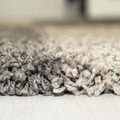 Covor Shaggy Kenya, Taupe line, Decorino, 120x170 cm, polipropilena, gri
