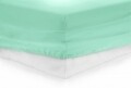 Cearceaf de pat cu elastic Turquoise Heinner, 160x200 cm, 100% bumbac, turcoaz