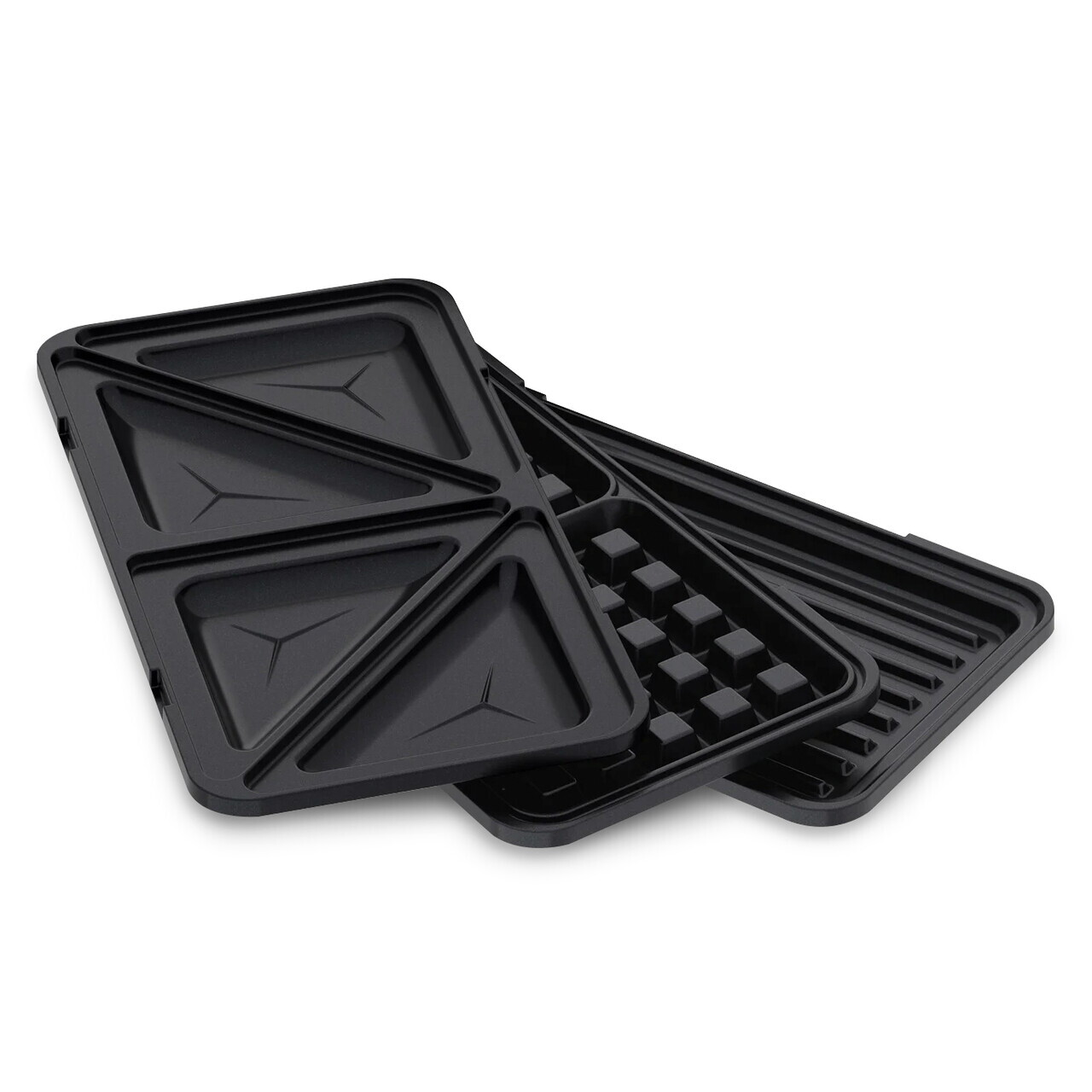 Sandwich maker 3 in 1 Berlinger Haus, Matte Black, 22.5x13 cm, aluminiu, negru mat - view 8