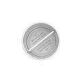 Suport periute si pasta de dinti, Brabantia, White, 7.6x7.6x11 cm, polipropilena, alb