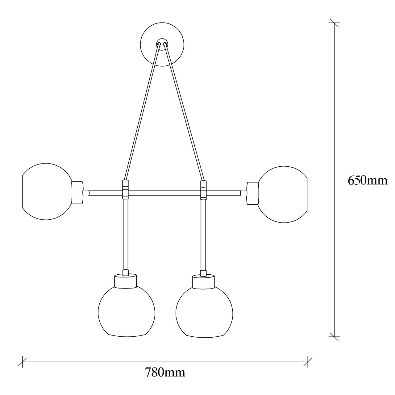 Aplica de perete Opviq 584TTM1937 Vintage / Alb