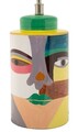 Lampa de masa Piccassy, Mauro Ferretti, 1 x E27, 40W, 40x65 cm, ceramica/fier/textil, multicolor