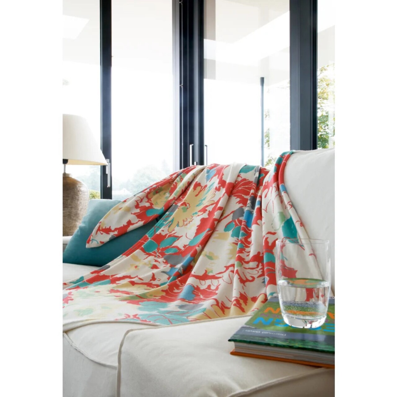 Patura, Biederlack, Summertime Flowers, 150 x 200 cm, poliester/viscoza, multicolor