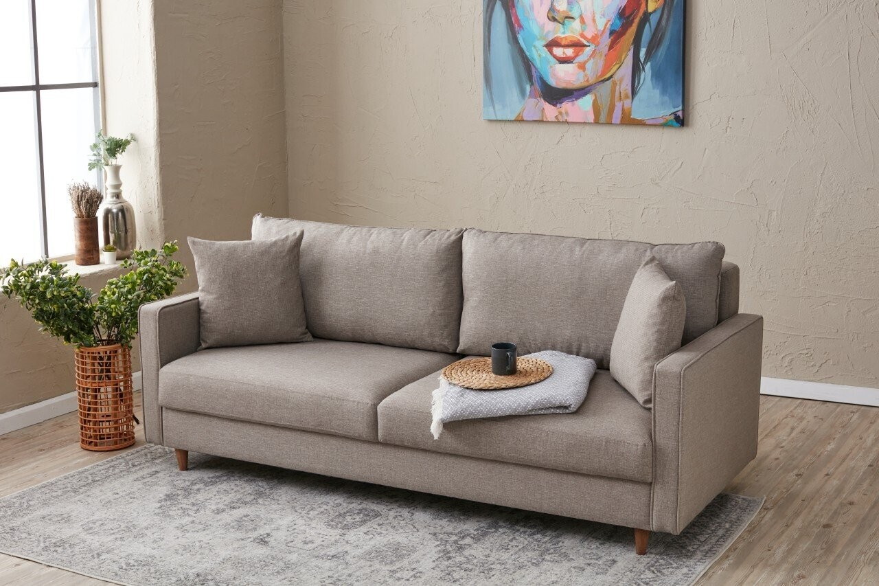 Canapea 3 locuri, Atelier del Sofa, 613LFS1191, Crem — imaginea 2