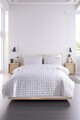 Set cuvertura de pat dubla 3 piese, Artus - Grey, Eponj Home, 65% bumbac/35% poliester