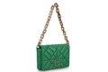 Geanta, Lucky Bees, 520 Green, piele ecologica, verde