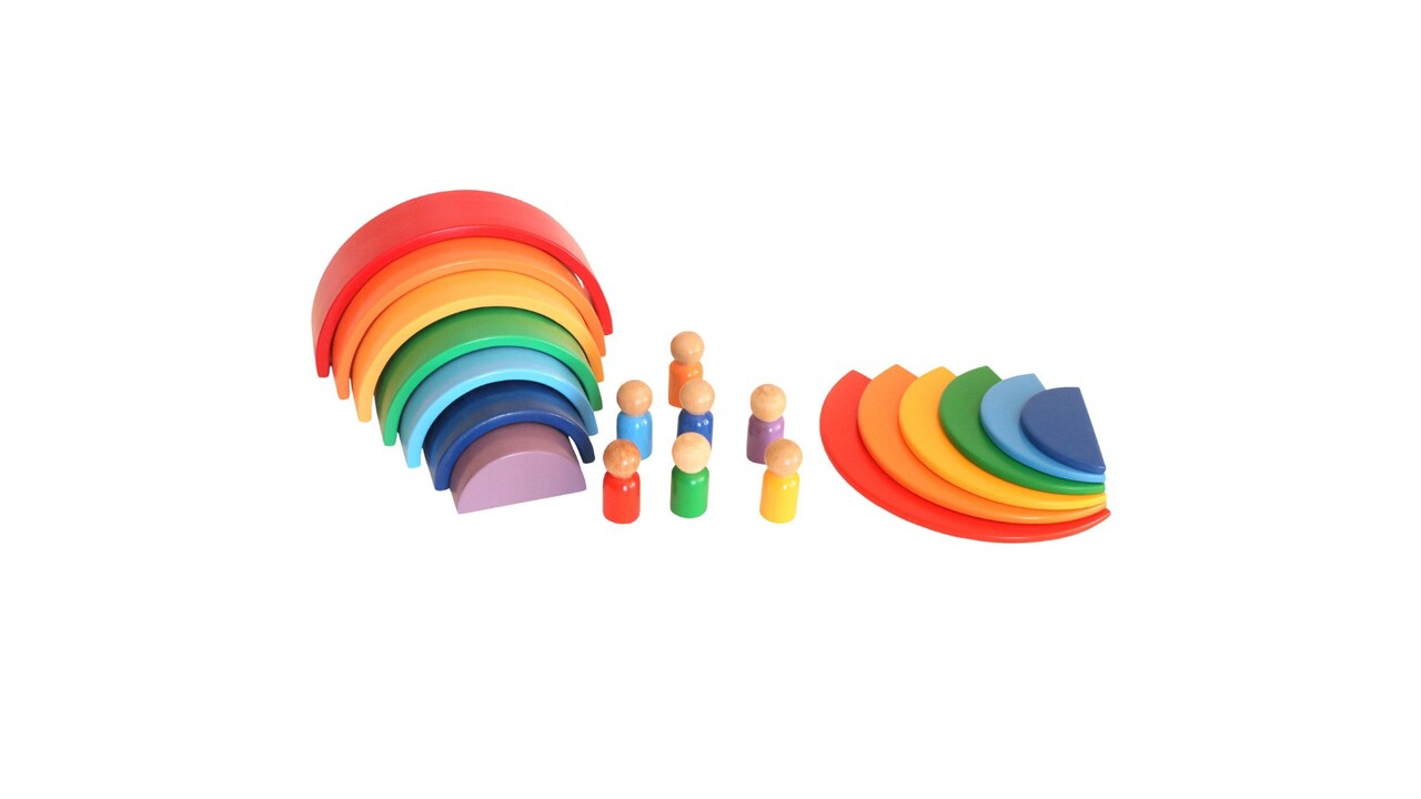 Jucarie pentru landou/carucior, Hanah Home, Waldorf, Multicolor - view 6