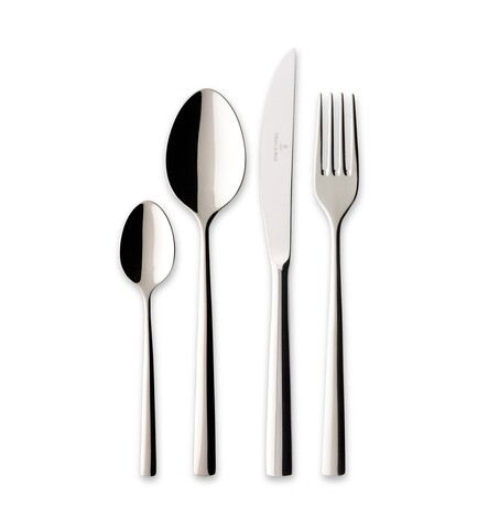 Poza Set tacamuri 24 piese, Villeroy & Boch, Piemont Cutlery, inox 18/10