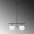 Lustra, Fulgor, 942FLG1230, Metal, Negru / Crem