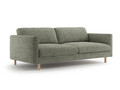 Canapea 4 locuri, Eden, Micadoni, 209x92x90 cm, tesatura structurata, verde muschi melanj