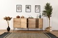 Consola, Wolina, Calvin, 80x180x41 cm, Corp: PAL 100% MELAMINAT, Stejar