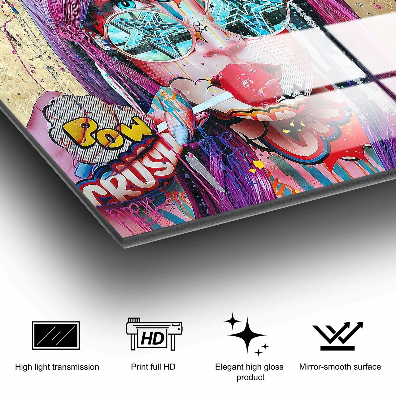 Tablou decorativ, UV-719 70 x 100, 70 x 100 cm, Multicolor — imaginea 9