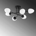 Lustra, Fulgor, 942FLG2136, Metal, Negru / Crem
