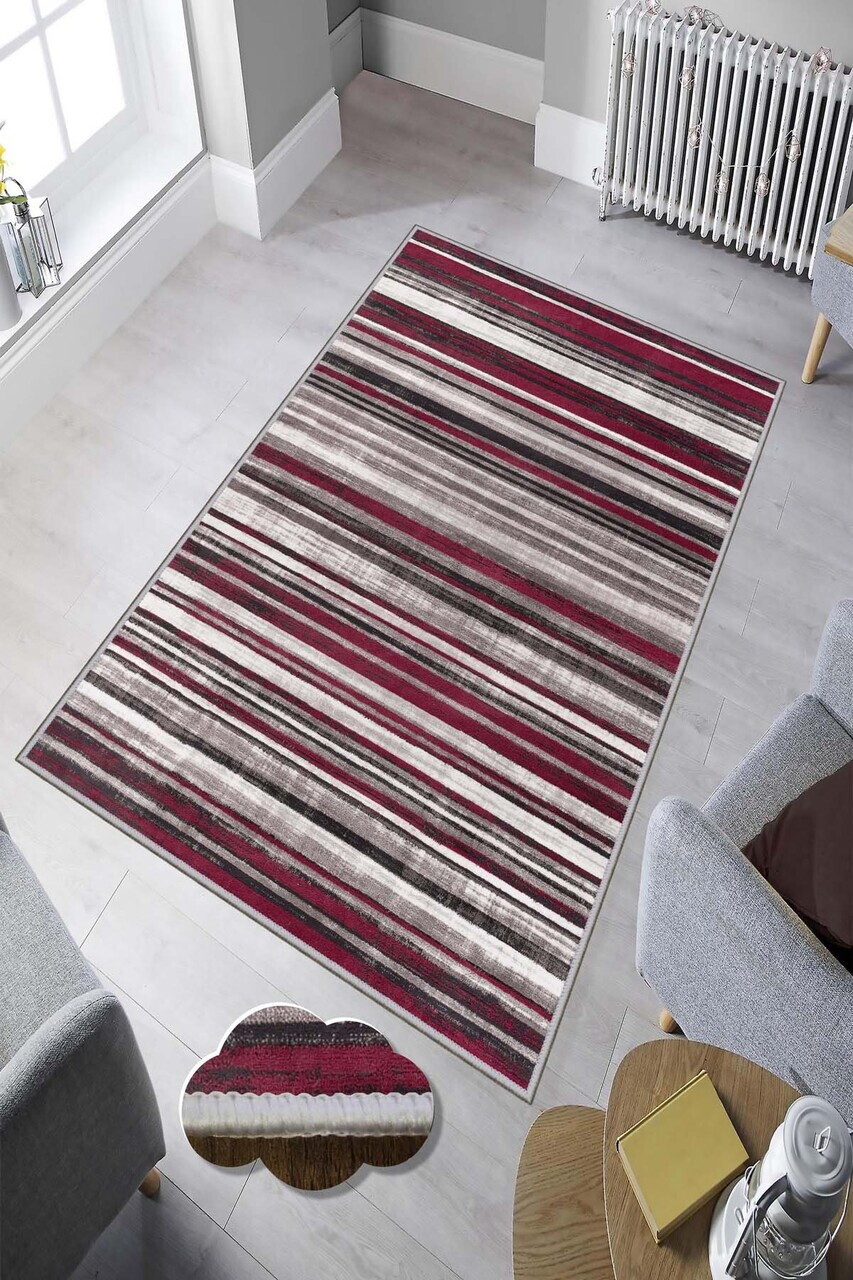 Covor Hmnt818 80x200 cm Poliester Multicolor