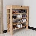 Pantofar, Qualex, Royal, 80x90x30 cm, PAL, Stejar