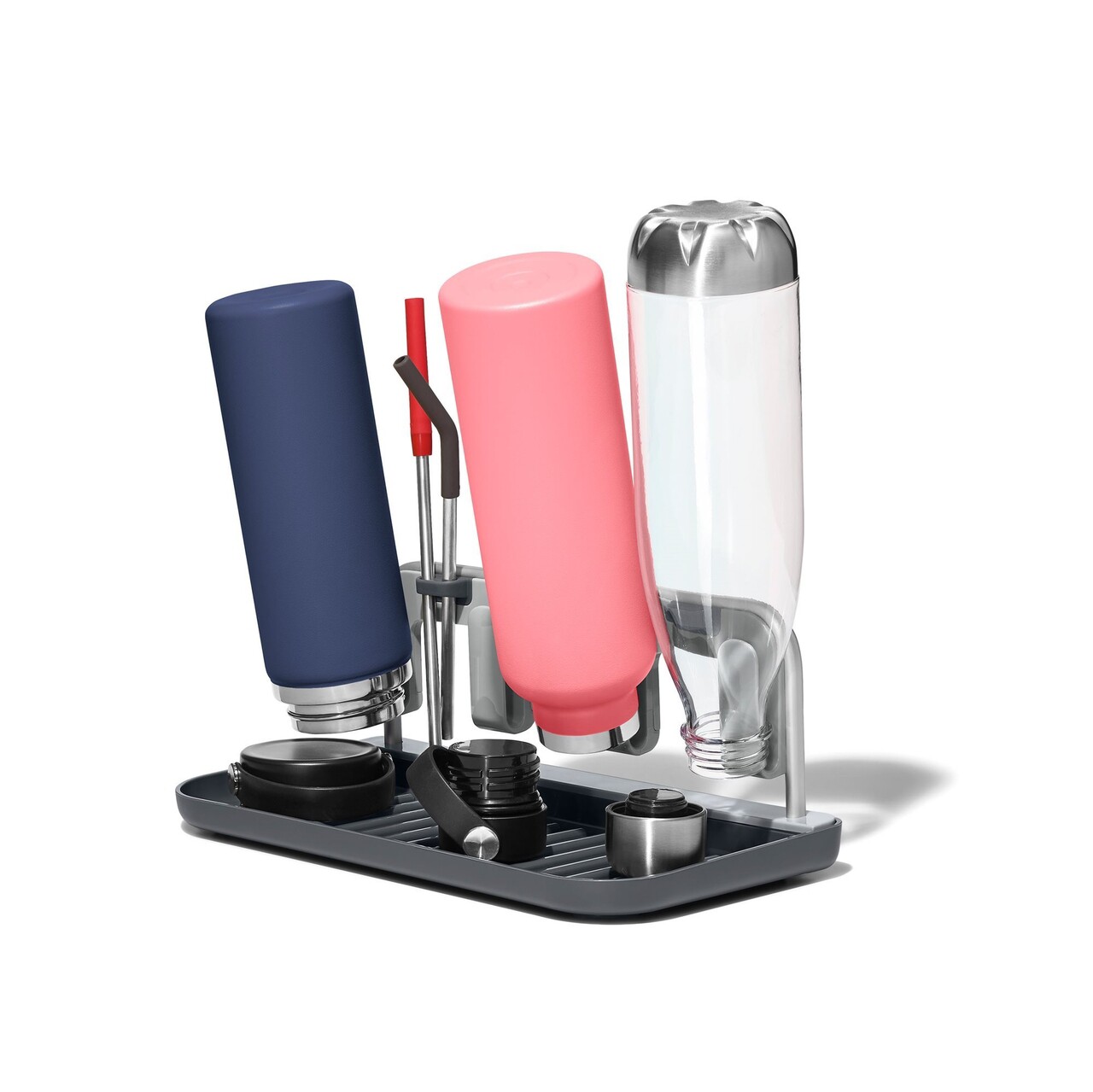Suport uscare sticle 31 x 16 x 12,2 cm, aluminiu, "Good Grips" - OXO - view 7