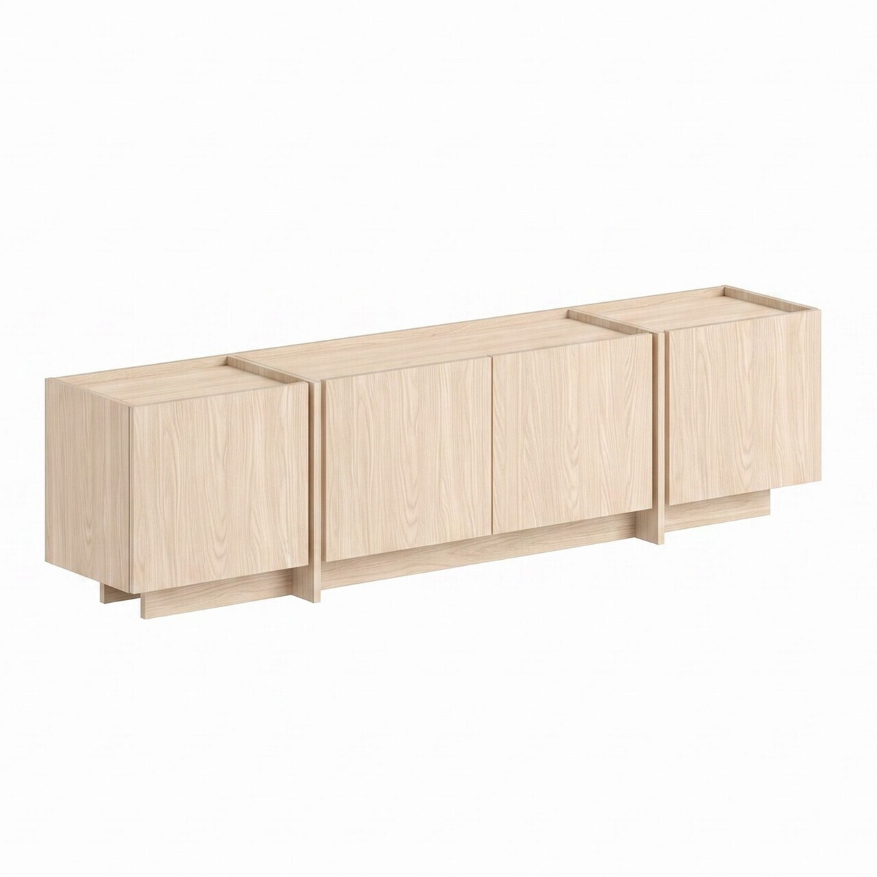 Comoda TV, Nordure, Lowen, 180x46x35 cm, Stejar Compass — imaginea 6