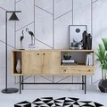 Consola, Elegance, Freya, Stejar safir / negru