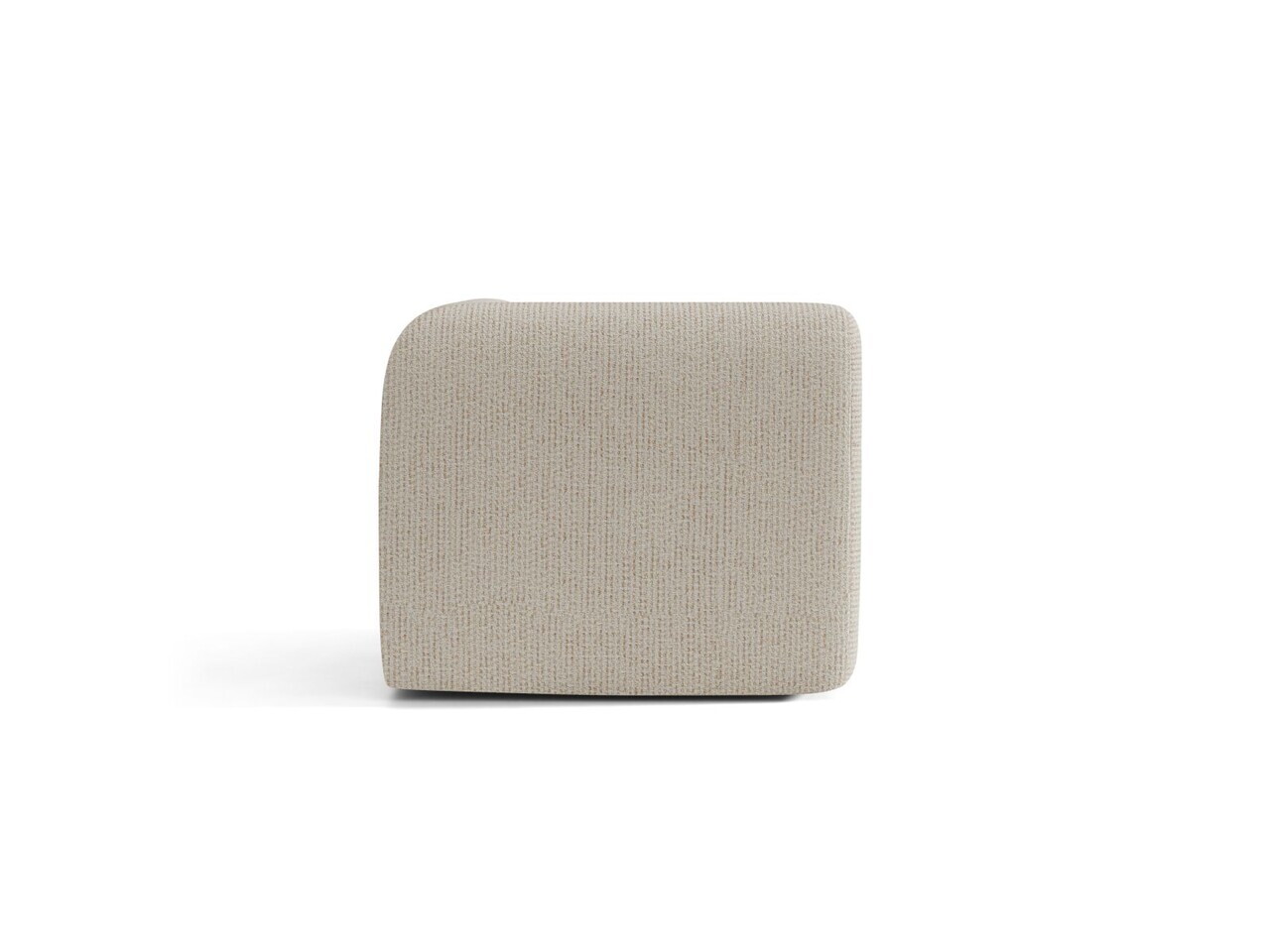 Modul coltar, Neo, Micadoni Home, 100x100x83 cm, tesatura Chenille Silencio, bej deschis — imaginea 5