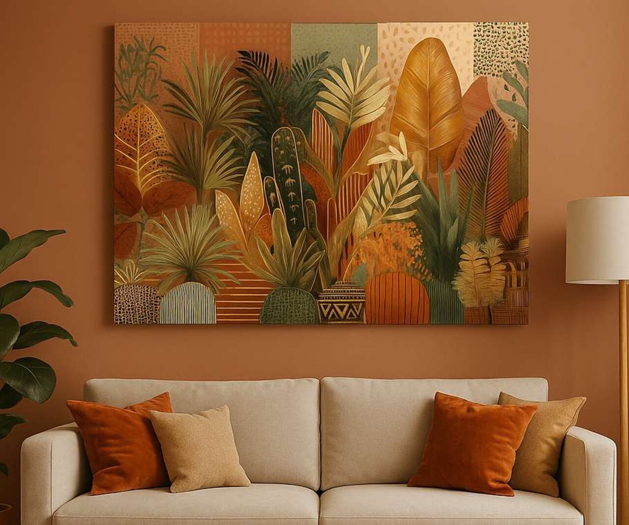 Tablou decorativ Hm_Cnvs26-18-70x100 Cadru: 100% lemn (Grosime: 2 x 3 cm) Multicolor