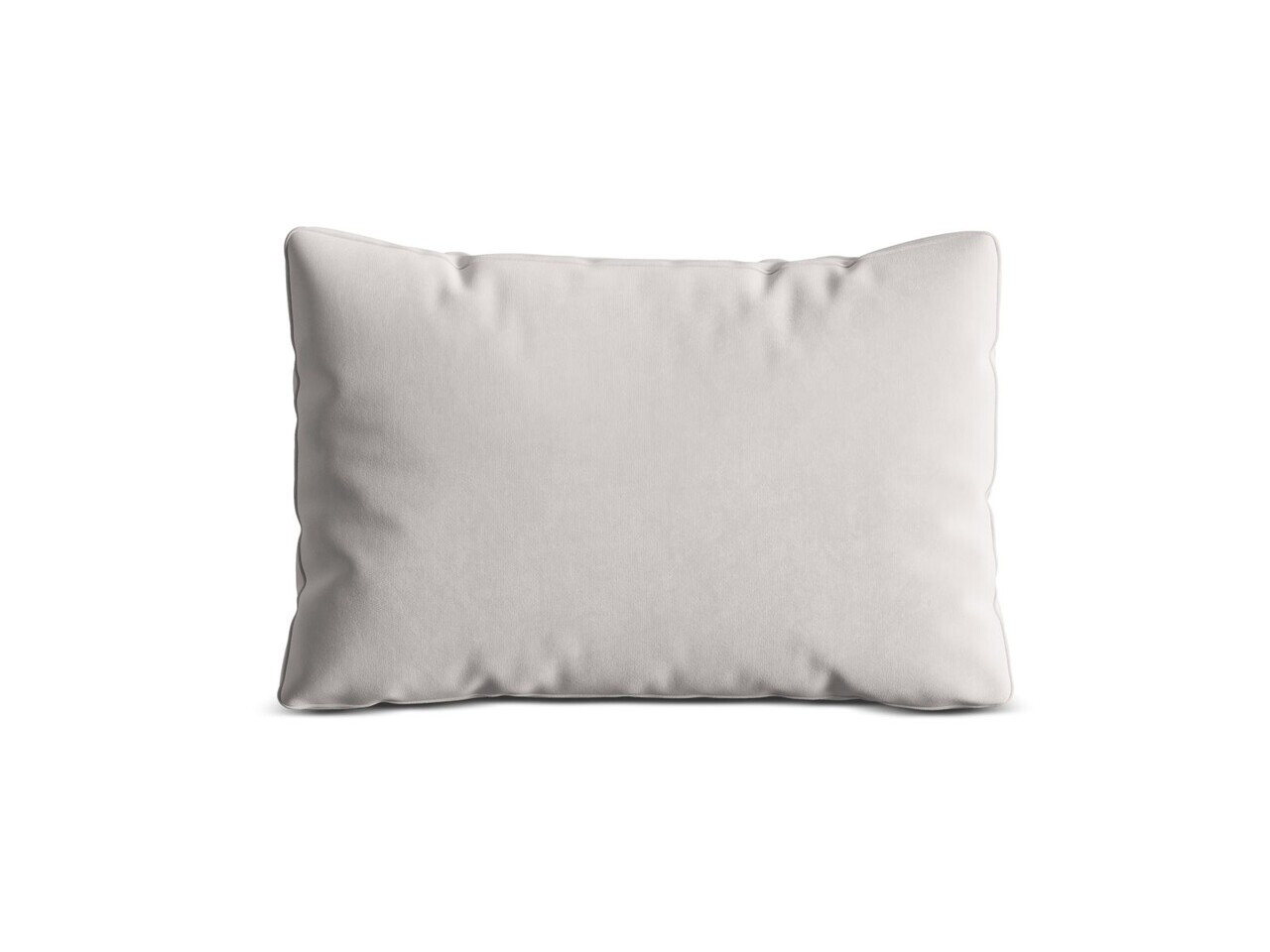 Perna decorativa, Dreamy, Micadoni Home, 55x10x40 cm, catifea, gri deschis