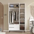 Set dormitor pentru copii, Locelso, ON23-W, Alb