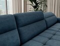 Coltar extensibil dreapta 4 locuri ELTAP, RT-40TOS, Berrto, 306x165x100 cm, lemn/poliester, albastru