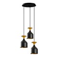 Lustra, Alby, 527ABY1821, Metal, Negru/Auriu