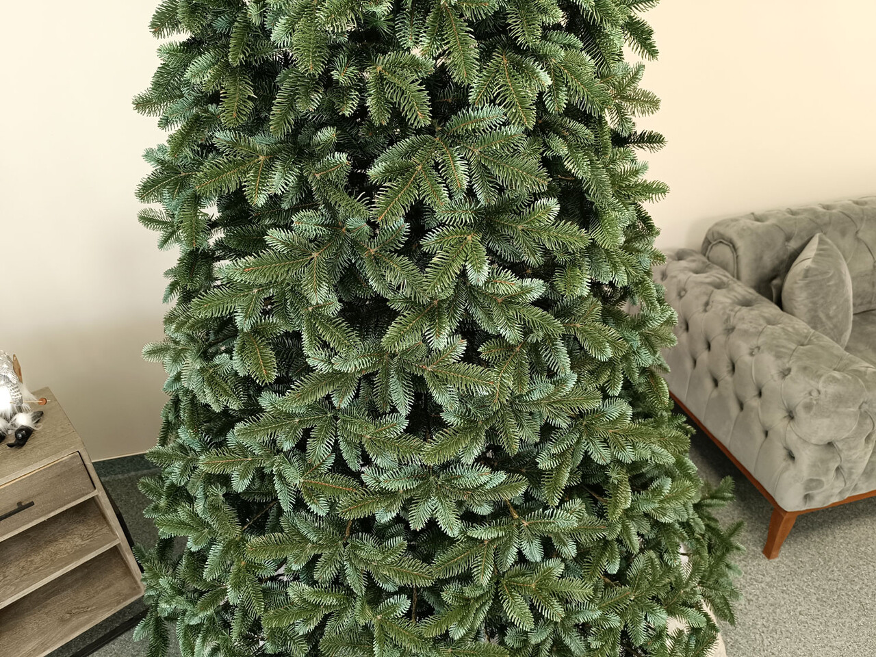 Brad artificial Christmas Deluxe by Sersimo, Canada argintiu, 3D, 250cm — imaginea 17