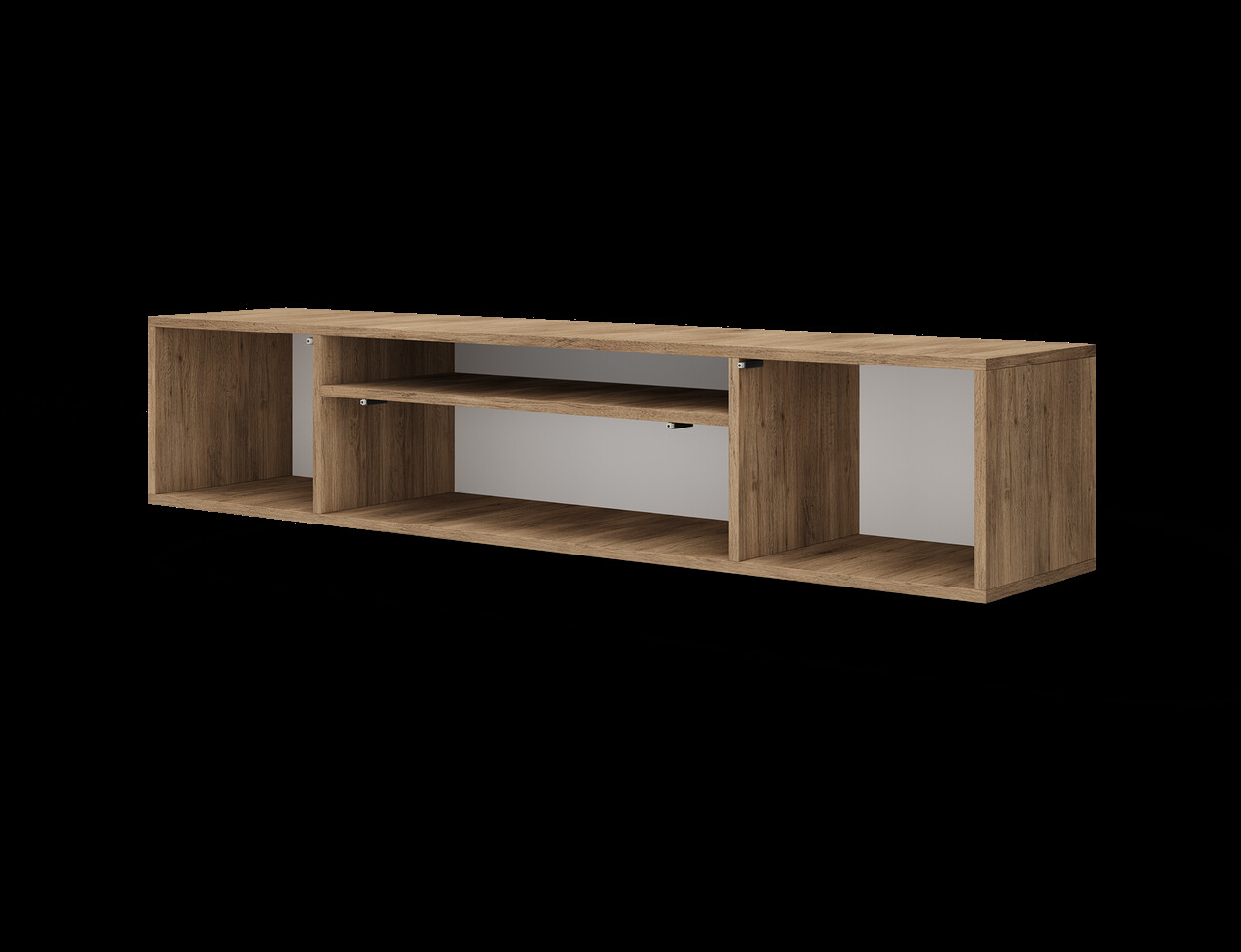 Comoda TV ADRK, Femur, 200x41x40 cm, PAL laminat, artisan — imaginea 5