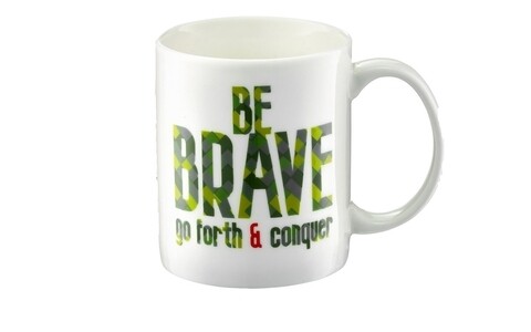 Cana Inspire Be Brave, Ambition, 350 ml, portelan, verde