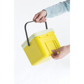 Cos de gunoi, Brabantia, Sort&Go, 6 L, 24.5x20x18.1 cm, polipropilena, gri