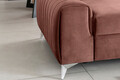 Canapea extensibila 3 locuri, ELTAP, SO-LAU-24NU, Laurence, 261x97x105 cm, lemn/poliester, roz