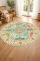 Covor, CLR-7522-03, 120x120 cm, Poliester, Verde