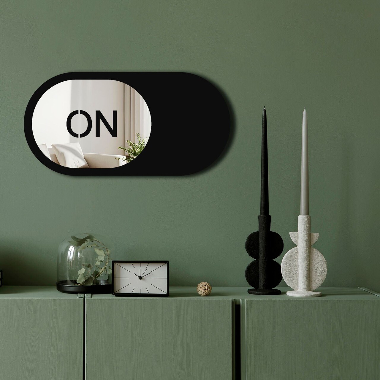 Oglinda decorativa Ozgl510 Partea de jos: 100% EVA (Grosime: 10 mm) Argintiu