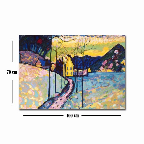 Tablou decorativ, 70100FAMOUSART-035, Canvas, 70 x 100 cm, Multicolor