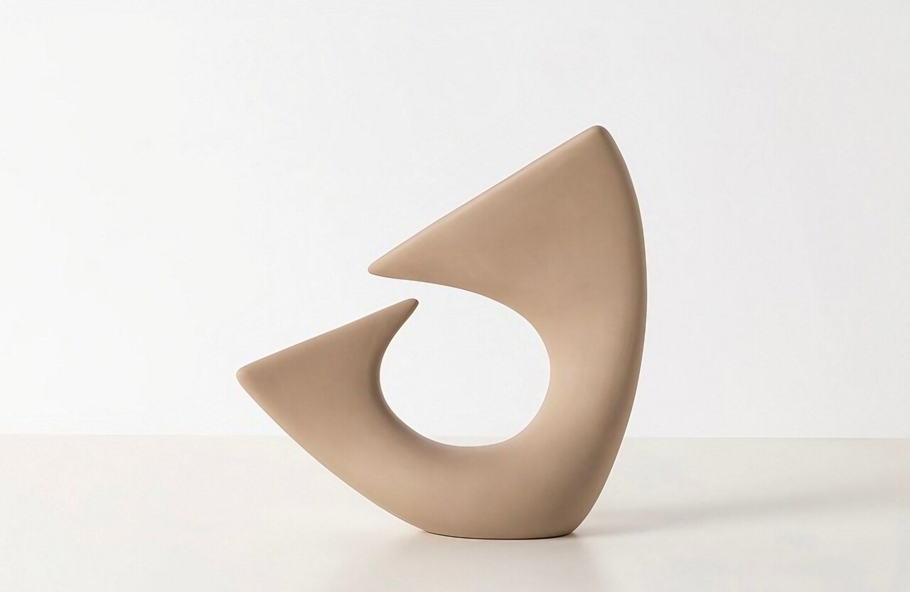 Decoratiune, CY0188, Ceramica, Maro deschis - view 3