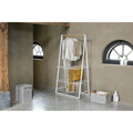 Suport pentru haine, Brabantia, Linn Large, 99.5x57x190 cm, otel, alb