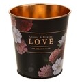 Ghiveci Love, Creaciones Meng, 10x10 cm, metal galvanizat