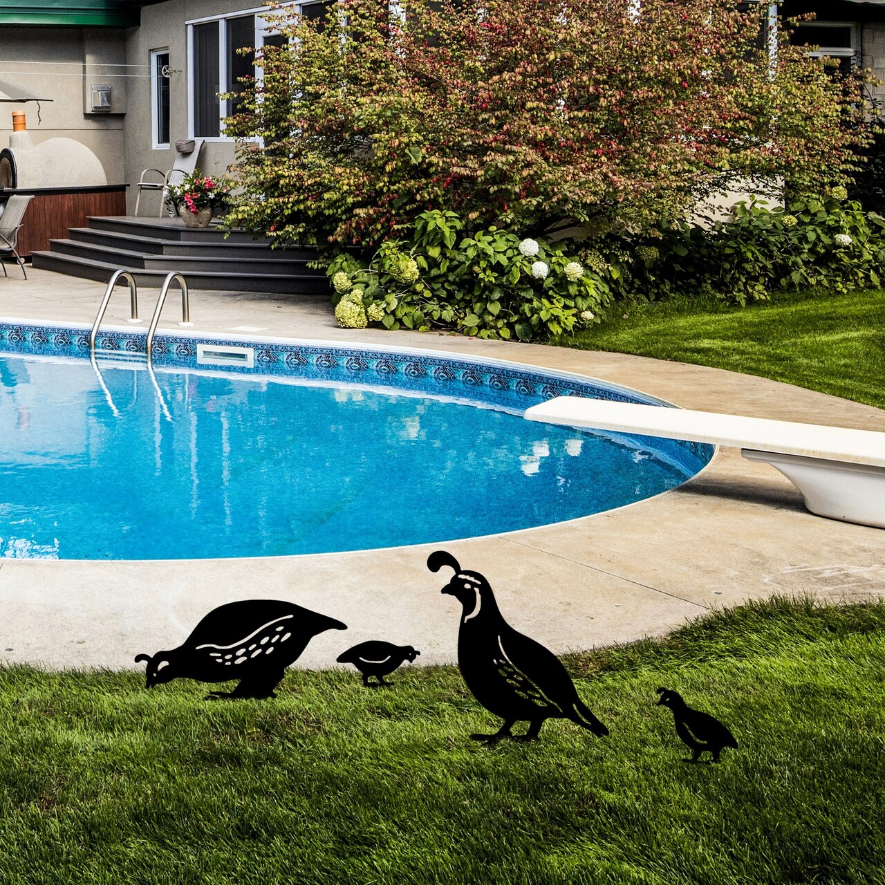 Obiect decorativ de grădină, Fam 05, Negru - imagine 3